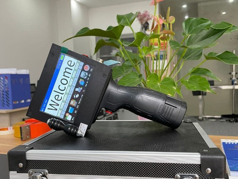 Máy in date cầm tay CHT có tay cầm