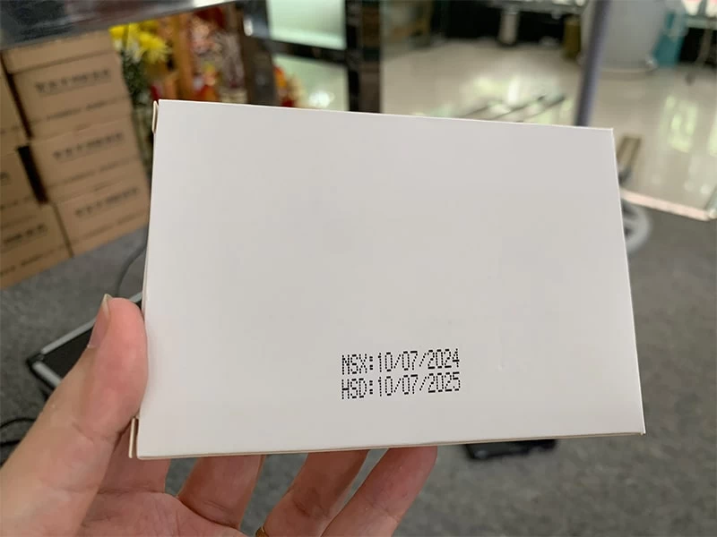 Máy in date trên hộp giấy