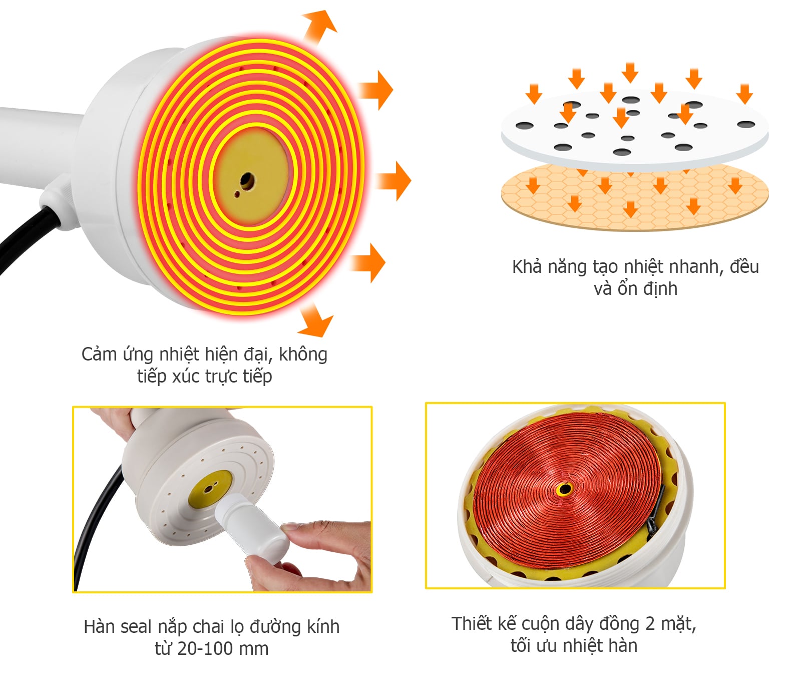 Đầu hàn seal cầm tay